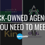 An empowering collage showcasing diverse and competent Black-owned marketing agencies, symbolizing the industry's transformation and excellence. The image complements the article 'Peak Performance: Black-Owned Agencies Shaping the Marketing Horizon